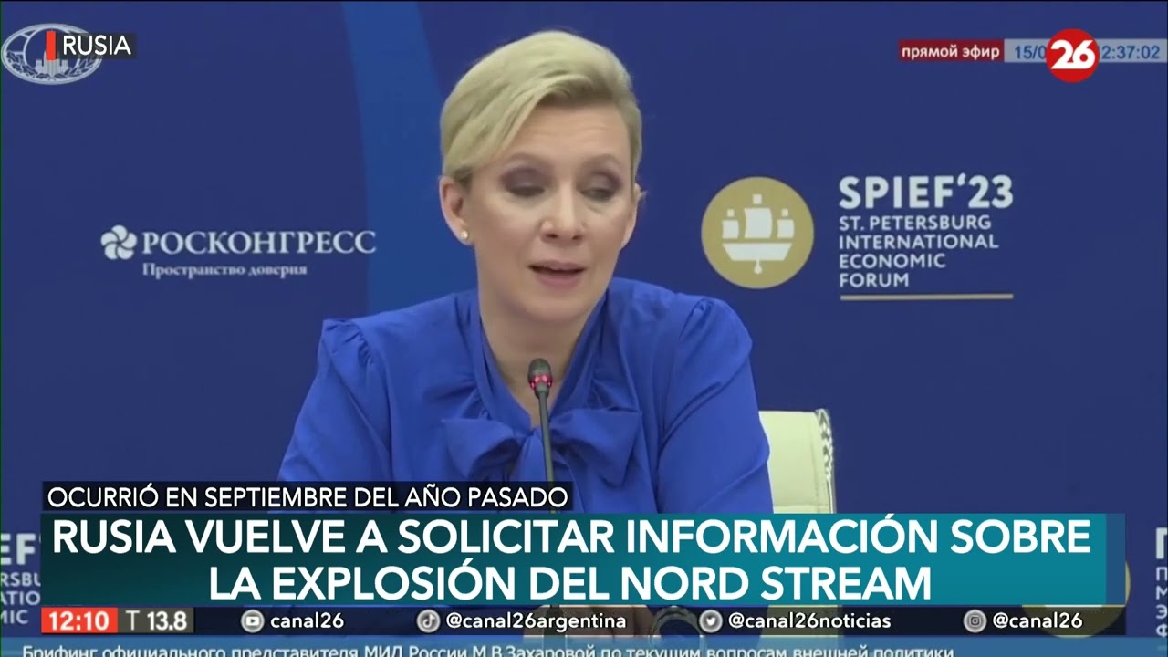 Rusia Presionará A La ONU Por La Investigación De La Explosión Del Nord Stream