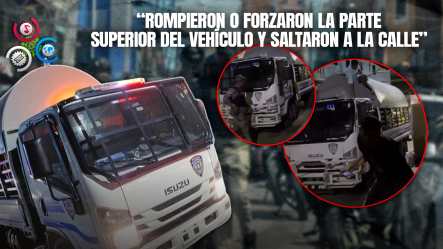 ¡Insólito! Se Fugan Detenidos De Camión De La PN Durante Rondas En Capotillo