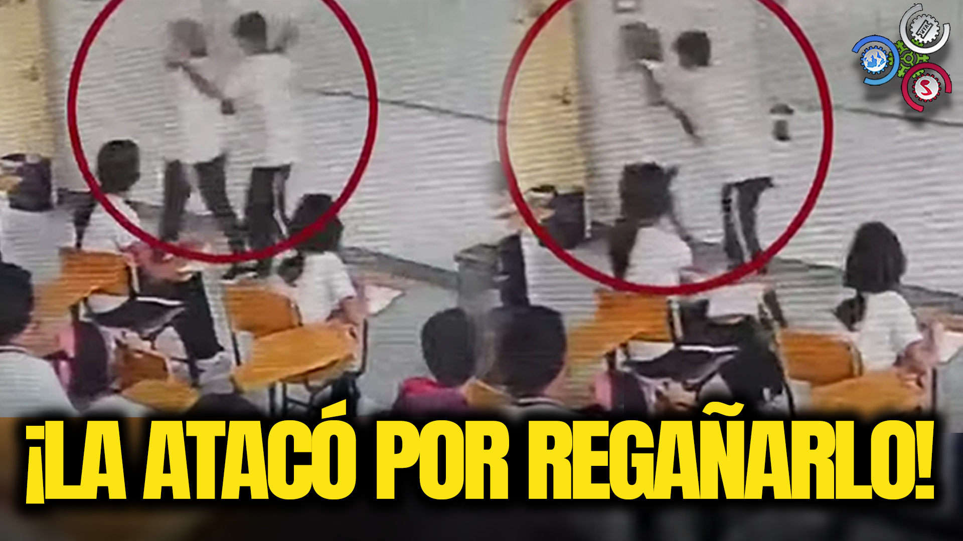 Estudiante ATACA A PROFESORA Por La Espalda Con Objeto Punzante