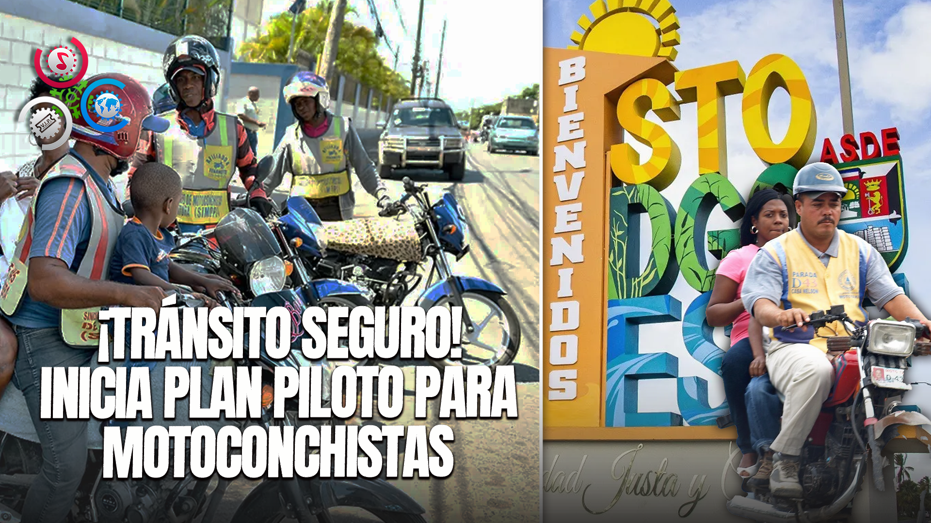 ¡Orden Y Seguridad! Arranca Plan Piloto Para Regular Motoconchistas En Santo Domingo Este