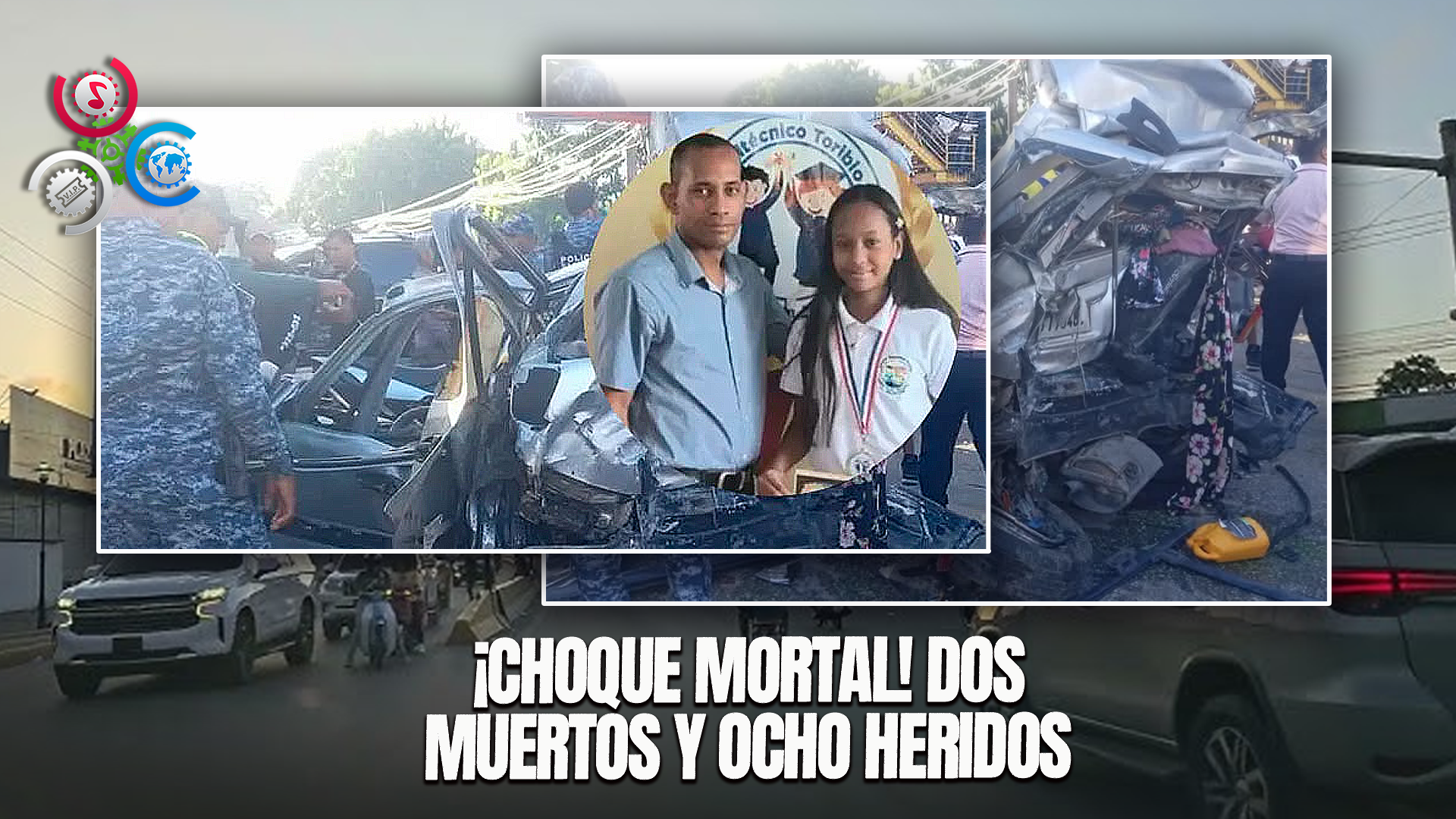 ¡Trágica! Dos Muertos Y Ocho Heridos Deja Colisión Vehicular Múltiple En Avenida De Puerto Plata
