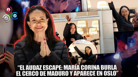 ¡Última Hora! María Corina Machado “El Audaz Escape De Venezuela A Oslo”