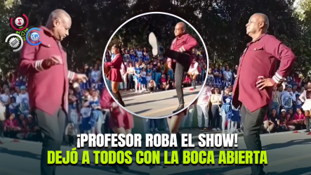 Profesor “saca Los Pasos Prohibidos” Y Se Roba El Show En Acto De Bastón Ballet