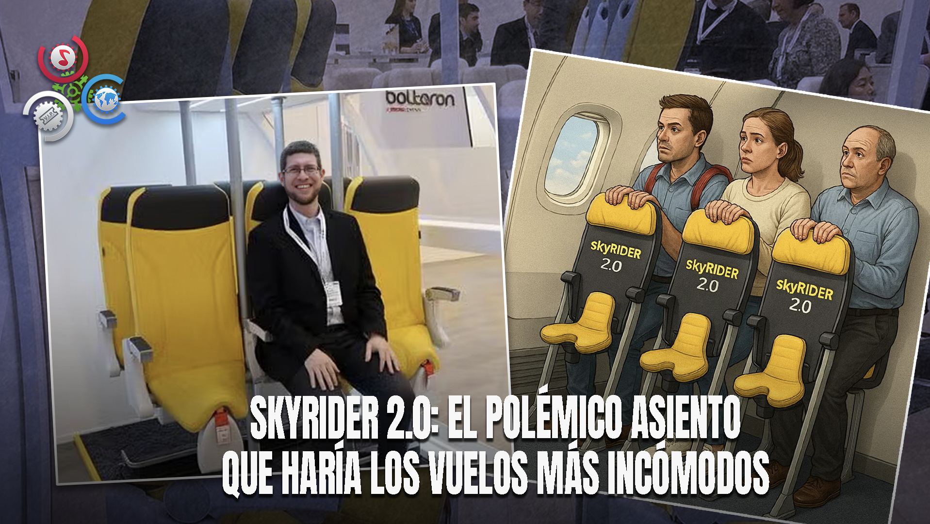 ¿Vuelos De Pie? Empresa Italiana Contempla Lanzar En 2026 Los Asientos Tipo “sillín”