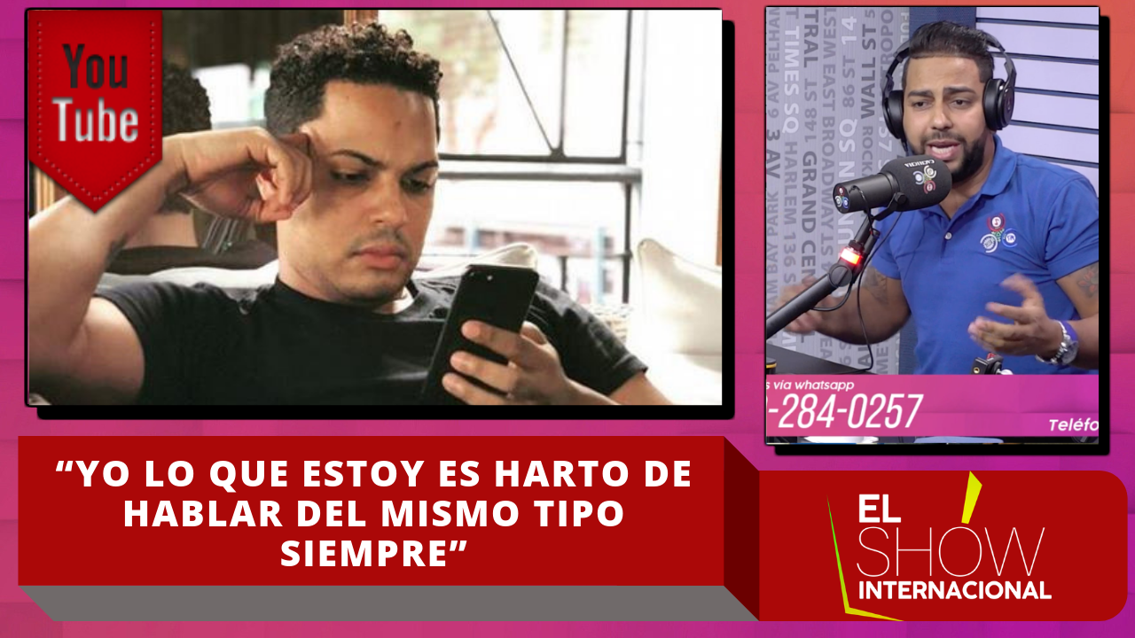 Wilson Sued: “Yo Lo Que Estoy Es Harto De Hablar Del Mismo Tipo Siempre”